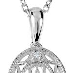 Sterling Silver .05 CTW Natural Diamond 18" Necklace - 69962