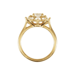 14K Yellow 1 3/4 CTW Natural Diamond Cluster Ring - 68536