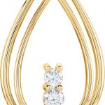 14K Yellow 1/2 CTW Natural Diamond Pendant - 85977