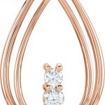 14K Rose 1/2 CTW Natural Diamond Pendant - 85977