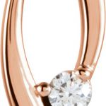 14K Rose 1/2 CTW Natural Diamond Pendant - 85972