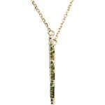 14K Yellow Tsavorite Garnet 16" Necklace - 61380