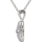 Sterling Silver .05 CTW Natural Diamond 18" Necklace - 67992