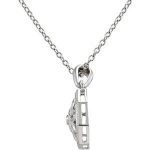 Sterling Silver .02 CT Natural Diamond 18" Necklace - 67998