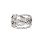 14K White 1 1/2 CTW Natural Diamond Ring - 68109