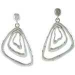 Sterling Silver & 14K White 3/8 CTW Natural Diamond Earrings - 68067