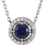 Sterling Silver 1/2 CTW Natural Diamond 16" Necklace - 86066