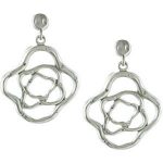 Sterling Silver & 14K White 3/8 CTW Natural Diamond Earrings - 68069