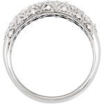 14K White 1/2 CTW Natural Diamond Ring - 68387