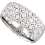 14K White 1/2 CTW Natural Diamond Ring - 68387