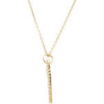 14K Yellow 1/3 CTW Natural Diamond Angel 16" Necklace - R45254D