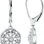 Sterling Silver .07 CTW Natural Diamond Filigree Earring - 67997