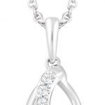 Sterling Silver .08 CTW Natural Diamond 18" Necklace - 651777