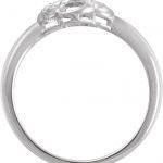 Sterling Silver .08 CTW Natural Diamond Ring - 651782