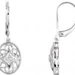 Sterling Silver .06 CTW Natural Diamond Earrings - 67995