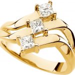 14K Yellow 5/8 CTW Natural Diamond Right Hand Ring - 63775