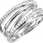 Platinum 3/8 CTW Natural Diamond Ring - 67405