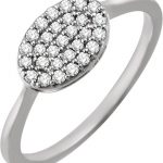 14K White 1/5 CTW Natural Diamond Cluster Ring - 651833