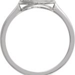 14K White 1/5 CTW Natural Diamond Cluster Ring - 651833