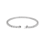 Platinum 4 1/2 CTW Natural Diamond Line 7 1/4" Bracelet - 67520