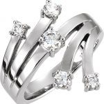 14K White 1/4 CTW Natural Diamond Right Hand Ring - 63378