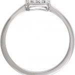 14K White 1/6 CTW Natural Diamond Cluster Ring - 651836