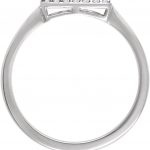 14K White 1/6 CTW Natural Diamond Cluster Ring - 651839