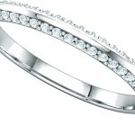 14K White 1/5 CTW Natural Diamond Band - 122691