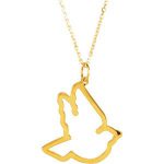 14K Yellow 1/4 CTW Natural Diamond Dove 16" Necklace - R45256D