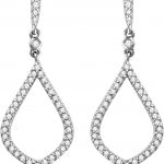 14K White 1/4 CTW Natural Diamond Earrings - 651981