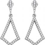 14K White 1/4 CTW Natural Diamond Earrings - 651982