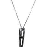 14K White Black Rhodium Plated 1/6 CTW Diamond 18" Necklace - 68766