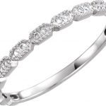 14K White .08 CTW Natural Diamond Ring - 651926