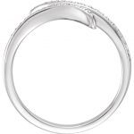 Platinum 1/8 CTW Natural Diamond Ring - 122741