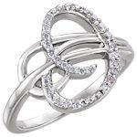 14K White 1/6 CTW Natural Diamond Ring - 122714