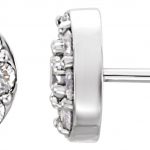 Platinum 3/8 CTW Natural Diamond Earrings - 86288