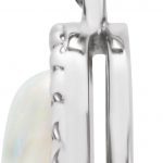 Platinum Natural White Opal Pendant - 86283