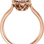 14K Rose Natural Pink Morganite & 1/8 CTW Natural Diamond Ring - 651874