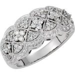 14K White 1/2 CTW Natural Diamond Ring - 69497