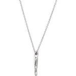 Sterling Silver 1/10 CTW Natural Diamond "XO" Necklace - 69474