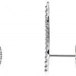 Platinum 1/6 CTW Natural Diamond Ear Climbers - 86371