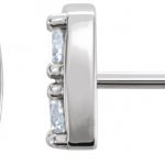 Platinum 1/2 CTW Natural Diamond Earrings - 86286