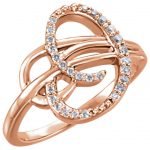 14K Rose 1/6 CTW Natural Diamond Ring - 122714