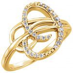 14K Yellow 1/6 CTW Natural Diamond Ring - 122714