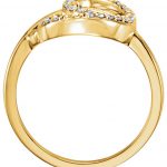 14K Yellow 1/6 CTW Natural Diamond Ring - 122714