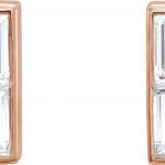 14K Rose 1/2 CTW Natural Diamond Earrings - 86339