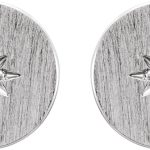 Platinum .02 CTW Natural Diamond Starburst Earrings - 86337