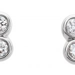 Platinum 1/4 CTW Natural Diamond Cluster Earrings - 86462