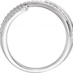 Platinum 1/6 CTW Diamond Negative Space Ring - 123109