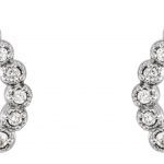 Sterling Silver 1/4 CTW Natural Diamond Earrings - 86506